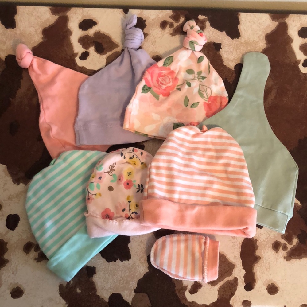 Baby hats • Newborn to 3-6m